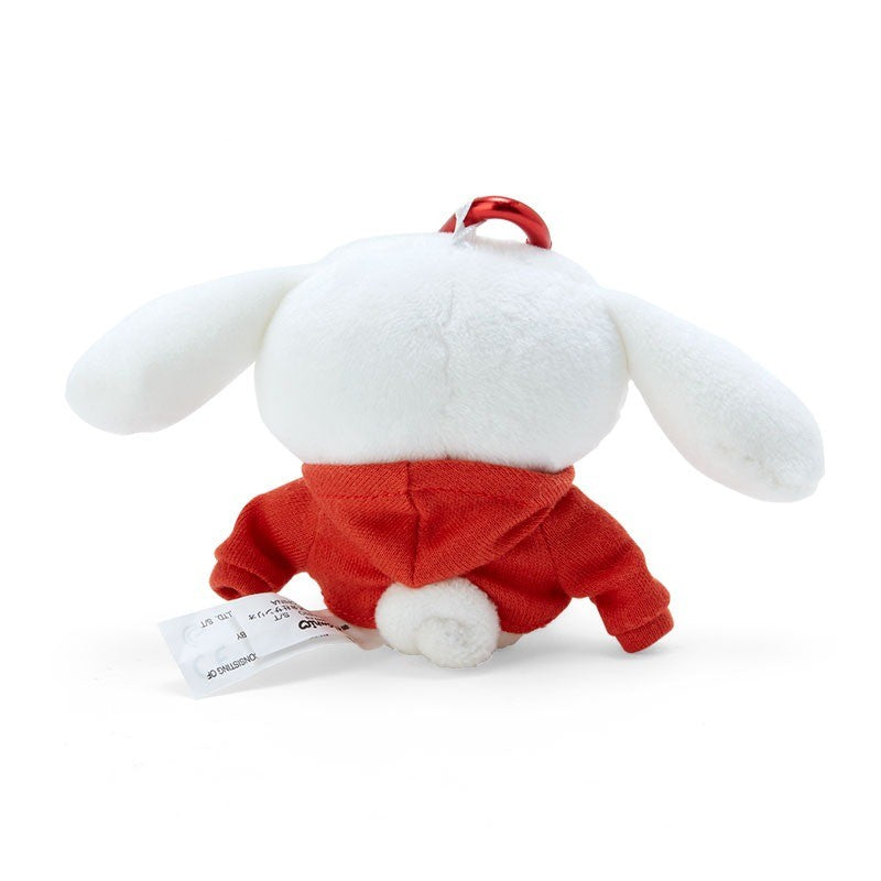 Sanrio Mini Plush Keychain Cinnamoroll With Red Sweater
