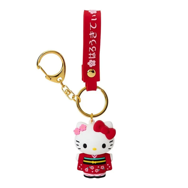Sanrio 3D Keychain Hello Kitty Kimono