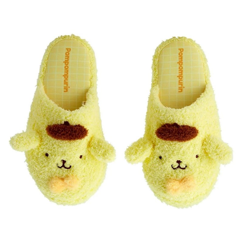 Sanrio Face-Shaped Slippers PomPom Purin 25cm