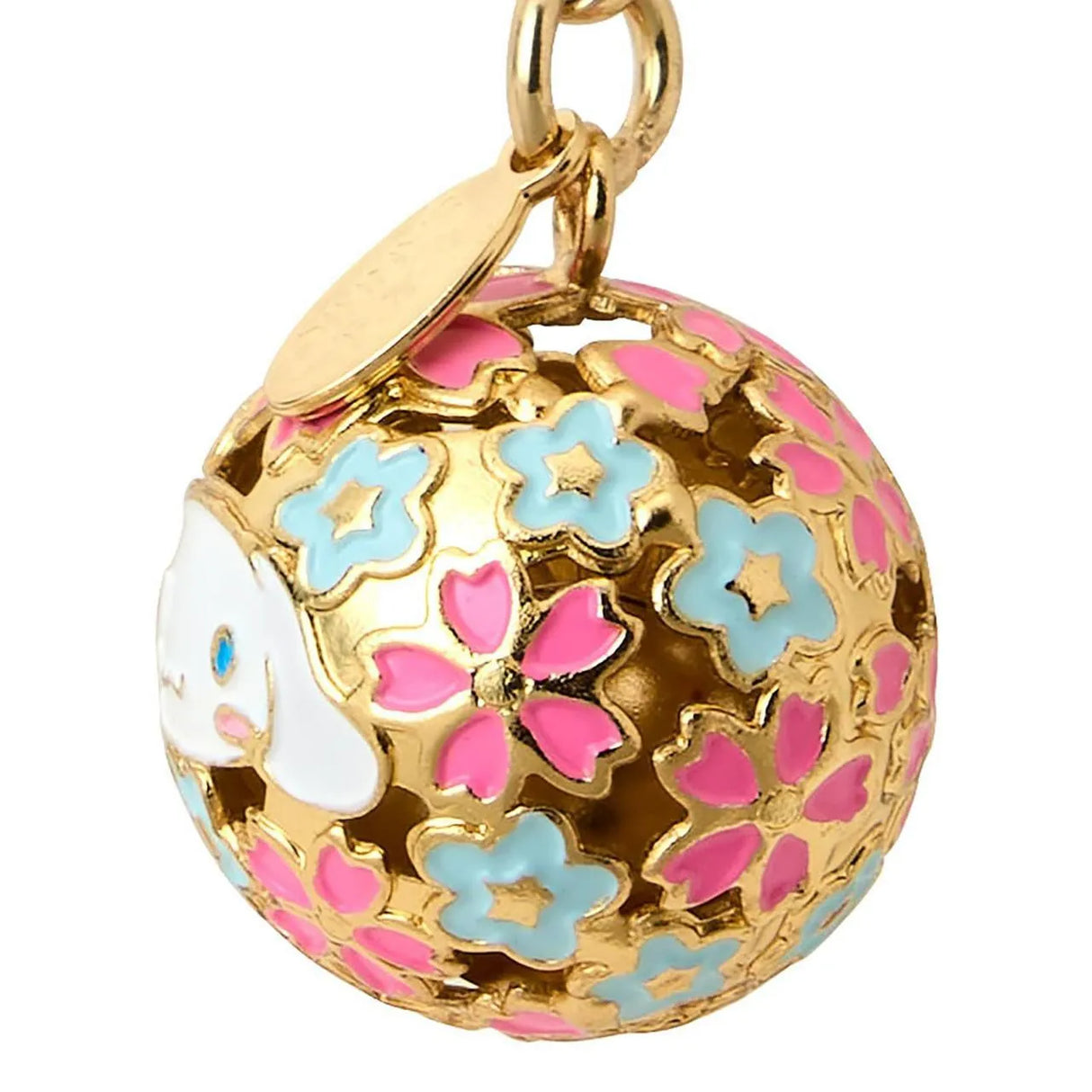 Sanrio Suzunetsuke Keychain Cinnamoroll Sakura