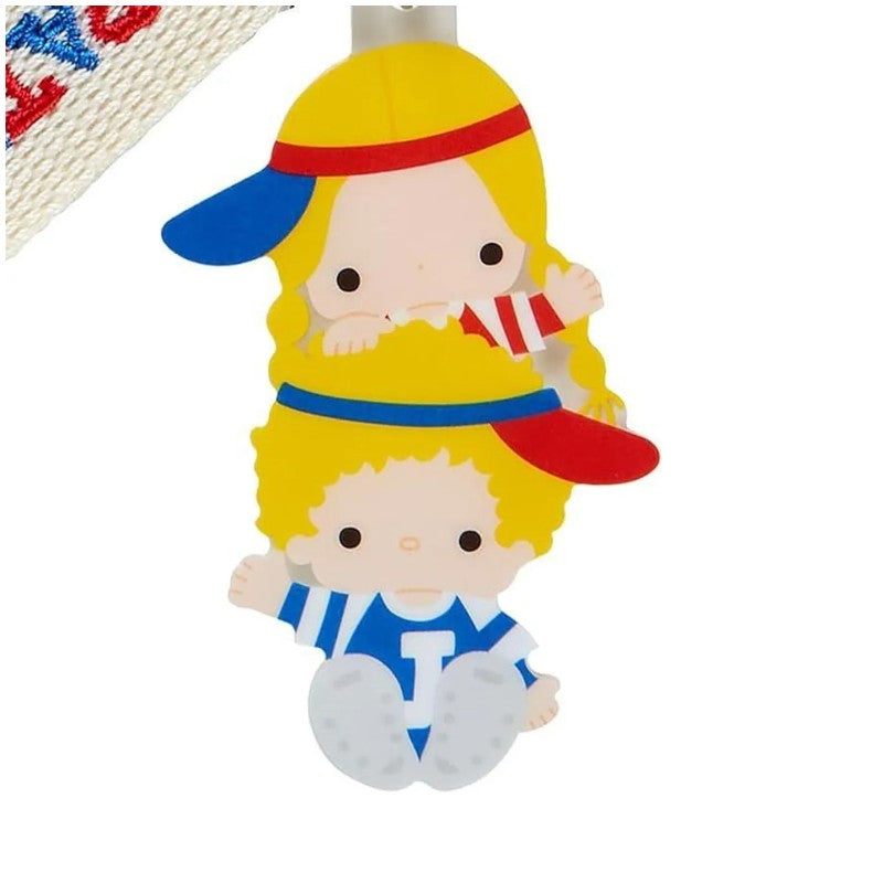 Sanrio Logo Embroidered Tag Key Holder Patty & Jimmy Character Award 2024