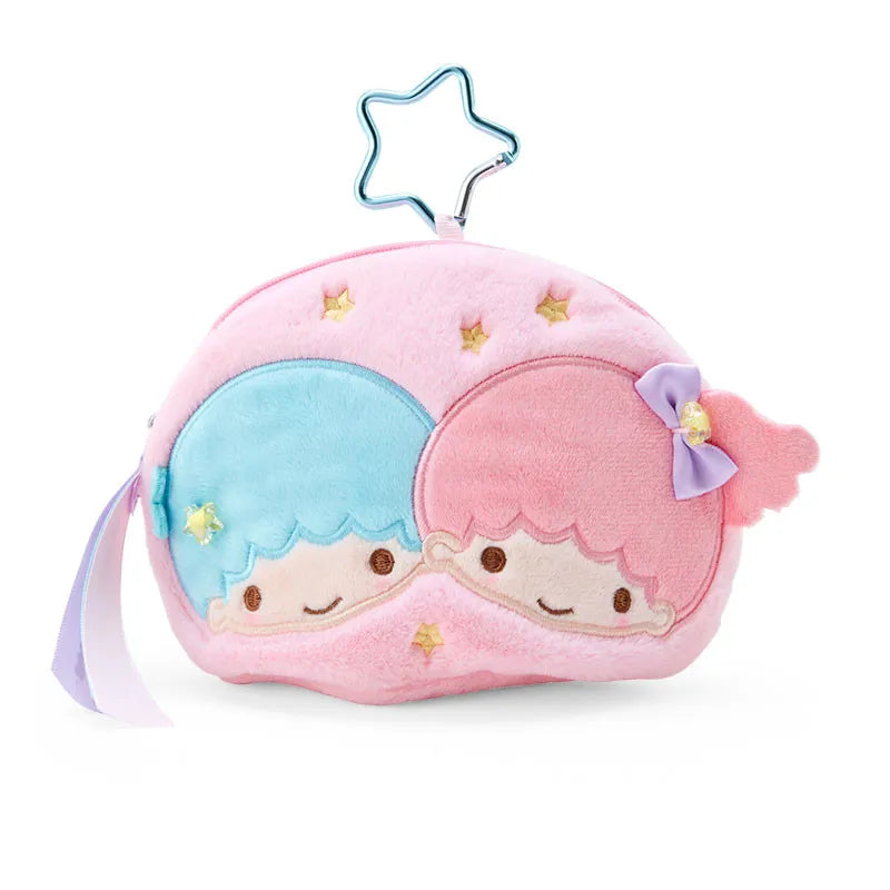Sanrio Face-shaped Pouch with Window Little Twin Stars