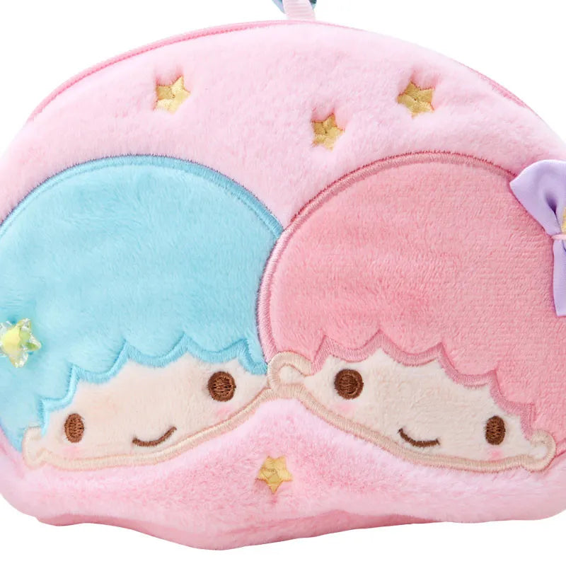 Sanrio Face-shaped Pouch with Window Little Twin Stars