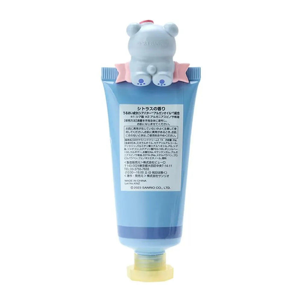 Sanrio Hand Cream Tuxedo Sam Bear Motif Citrus 30g