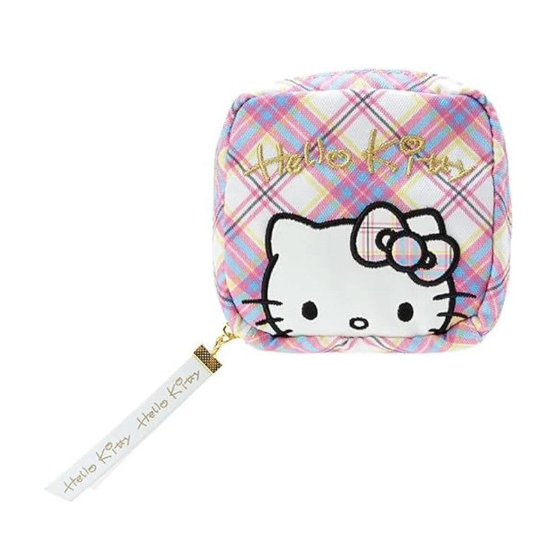 Sanrio Pouch Hello Kitty Tartan 50th Anniversary