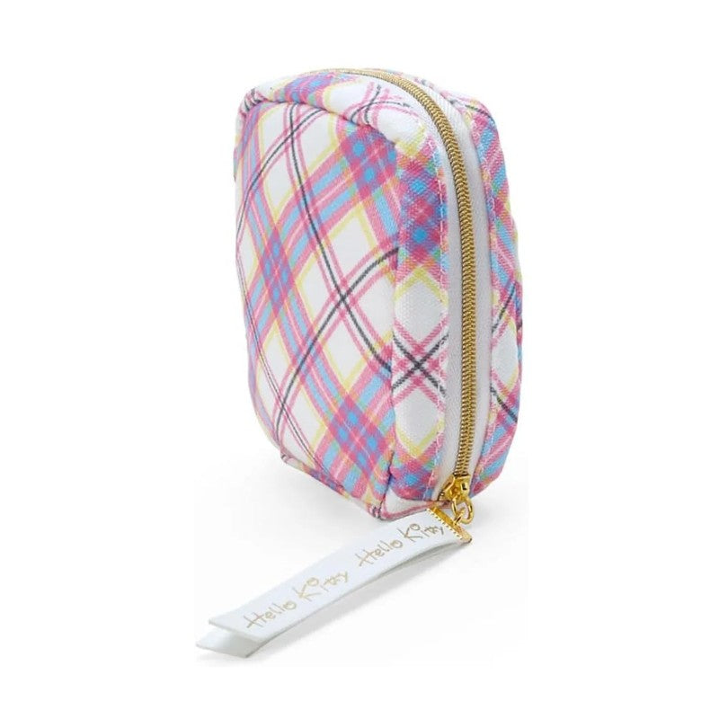 Sanrio Pouch Hello Kitty Tartan 50th Anniversary