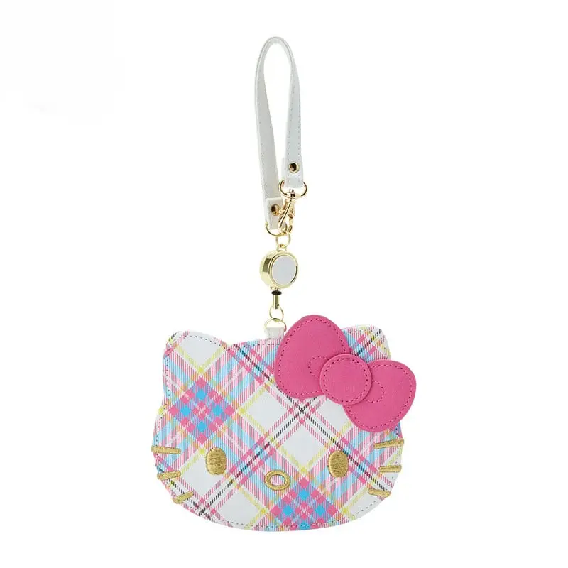 Sanrio Pass Case Hello Kitty Dress Tartan Series