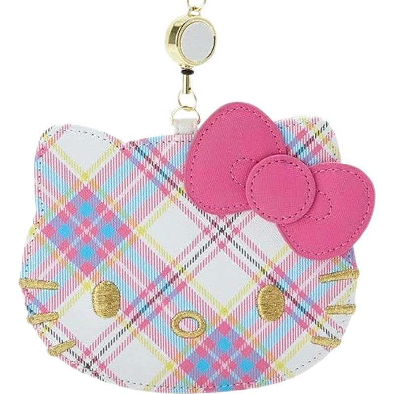 Sanrio Pass Case Hello Kitty Dress Tartan Series