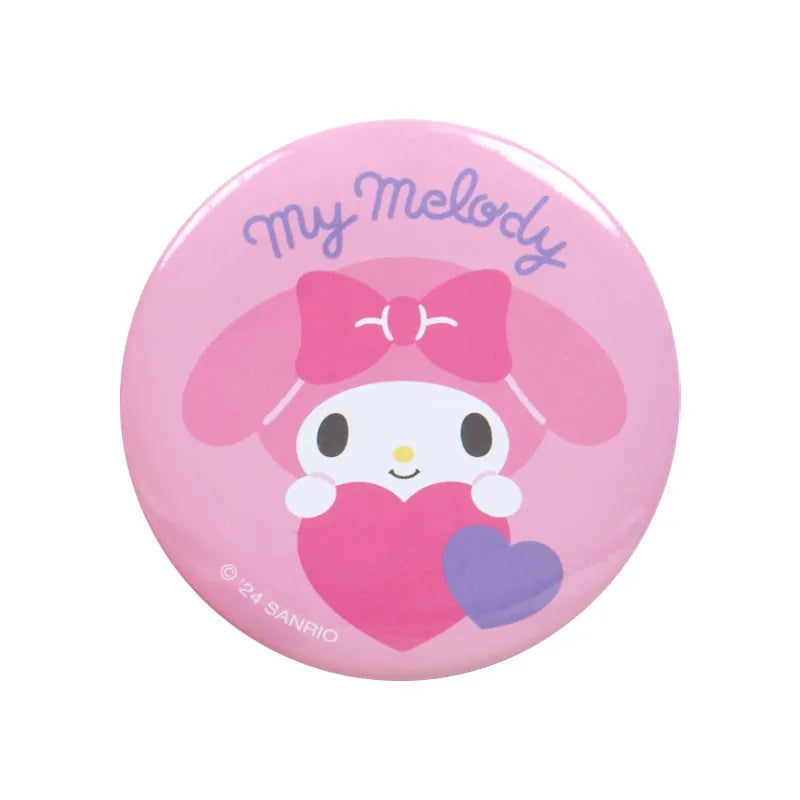Sanrio Mini Pouch with Badge My Melody Colorful Heart