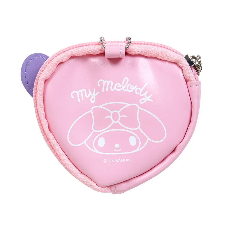 Sanrio Mini Pouch with Badge My Melody Colorful Heart