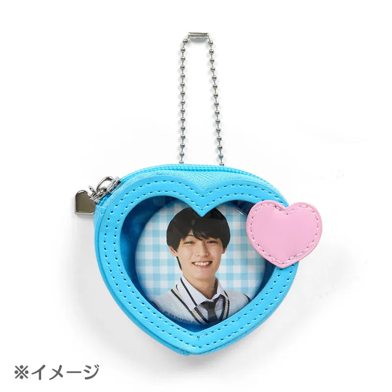 Sanrio Mini Pouch & Badge Cinnamoroll Colorful Heart