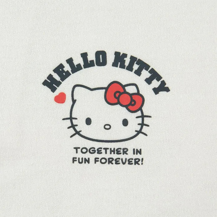 Sanrio Half Zip Sweatshirt Hello Kitty ( Size: 79-94cm )