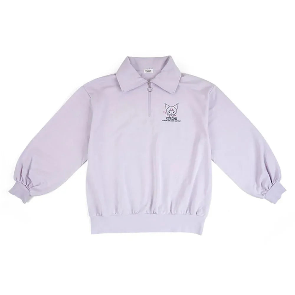 Sanrio Half Zip Sweatshirt Kuromi