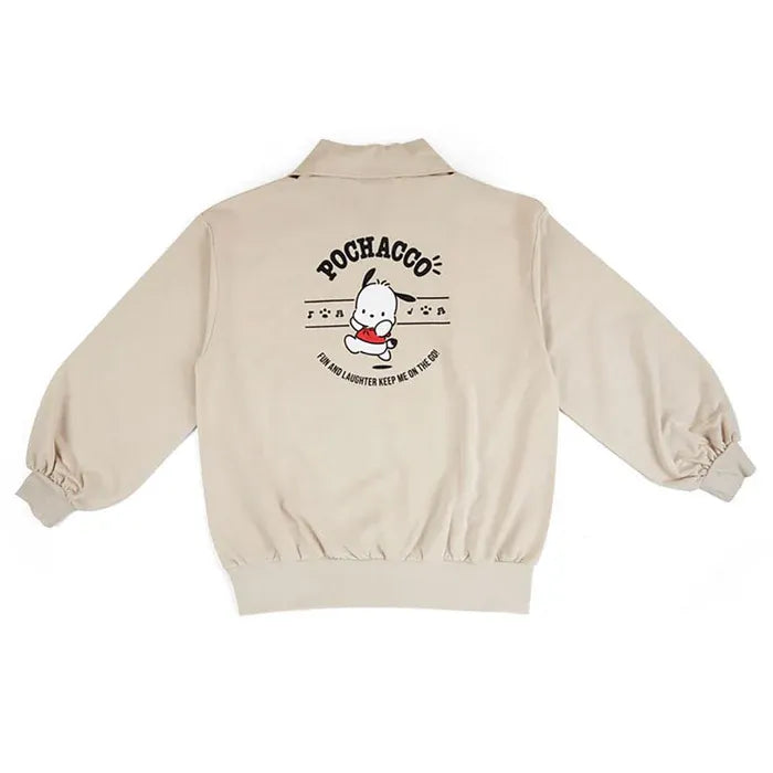 Sanrio Half Zip Sweatshirt Trainer Pochacco
