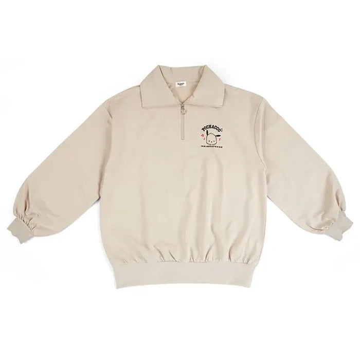 Sanrio Half Zip Sweatshirt Trainer Pochacco