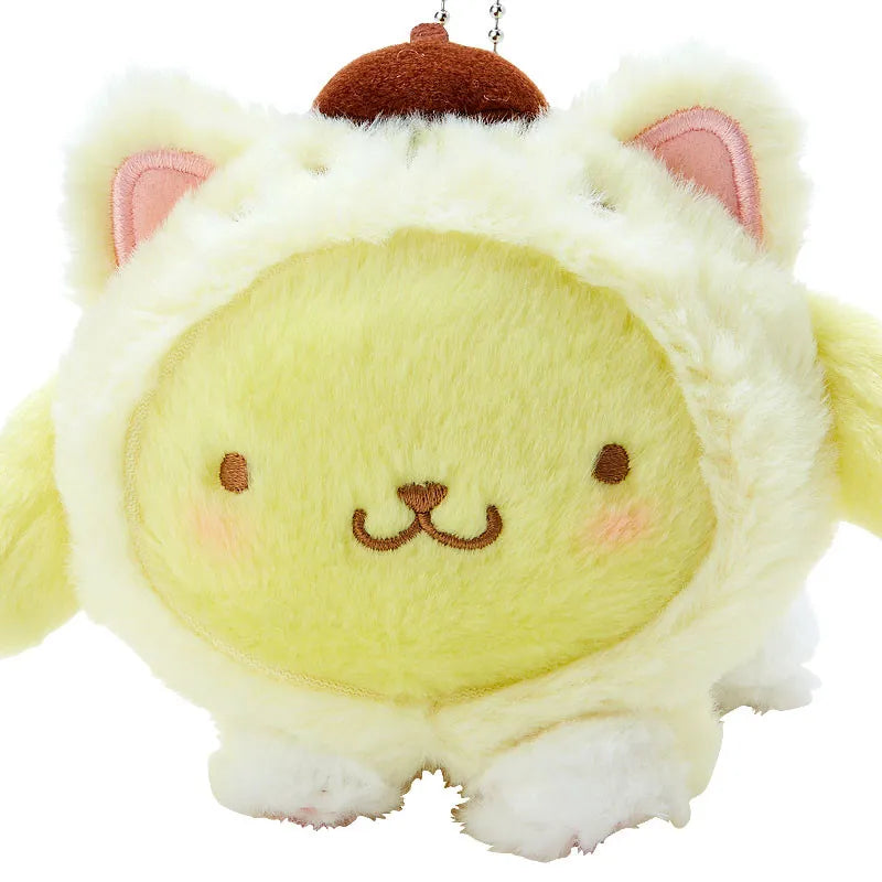 Sanrio Mascot Holder Pompompurin Love Cats