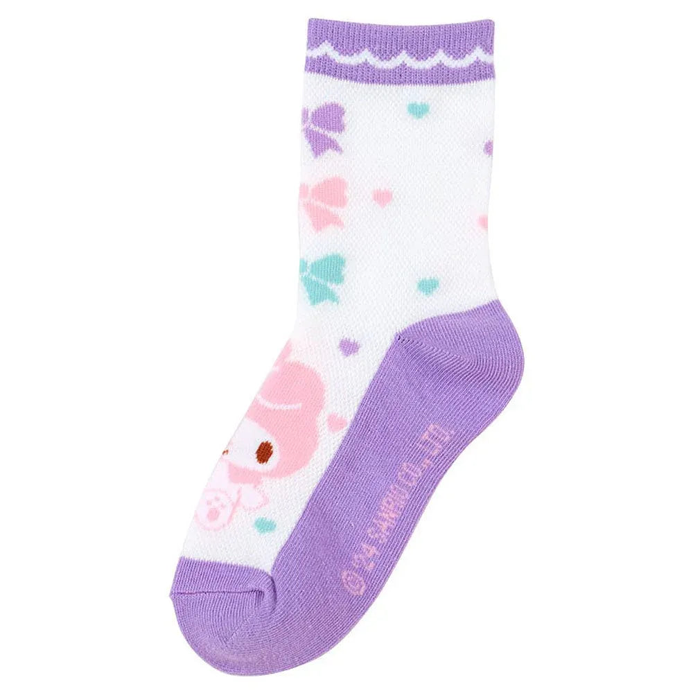 Sanrio Sneaker Socks My Melody Berry 13-15cm 3 Pairs