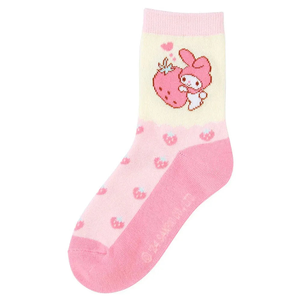 Sanrio Sneaker Socks My Melody Berry 13-15cm 3 Pairs