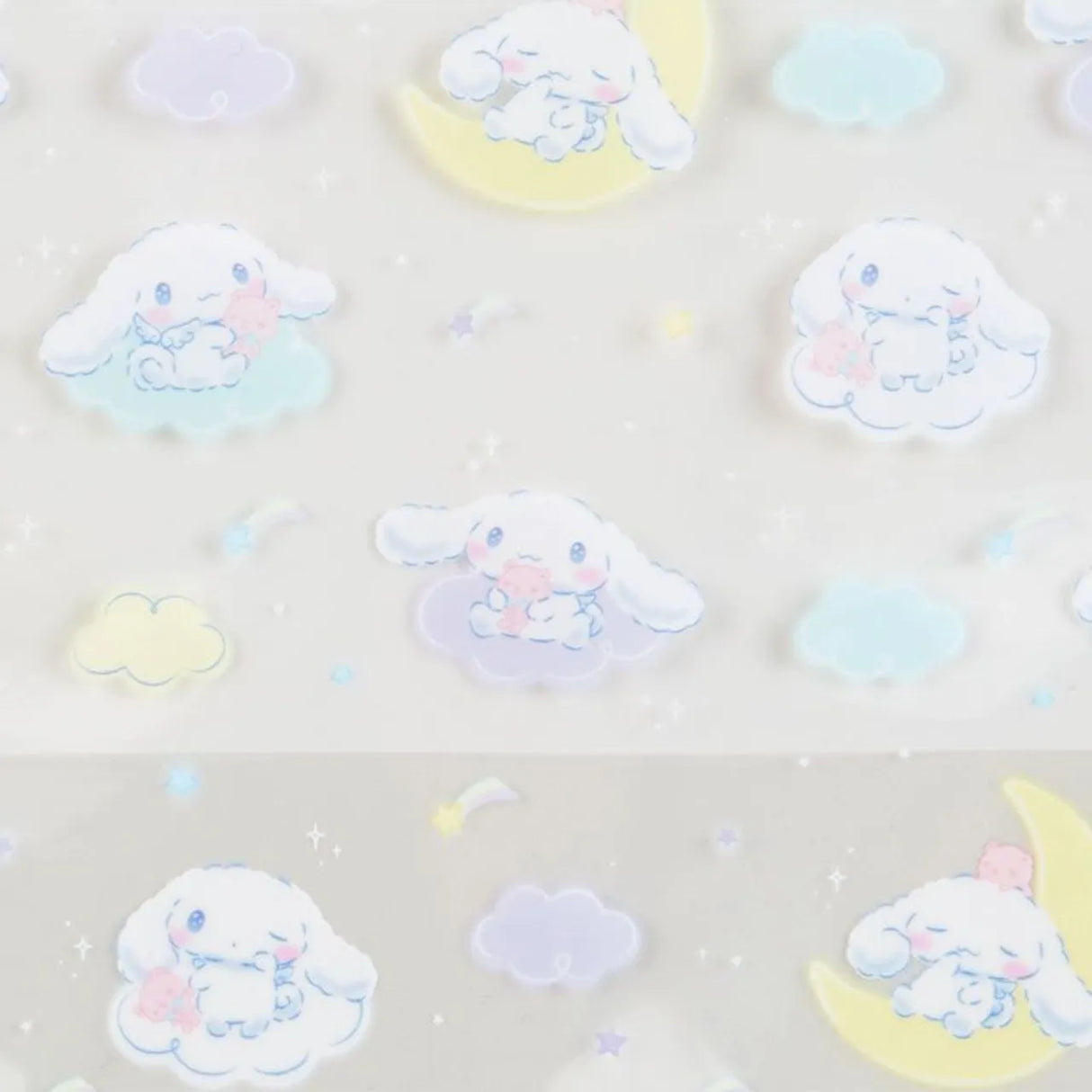 Sanrio Clear Zipper Bag Set Cinnamoroll 5pcs