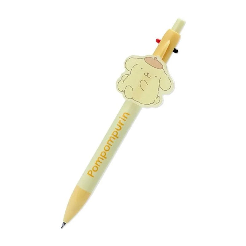 Sanrio 2-Color Ball Pen & Mechanical Pencil Pompompurin Stuffed Toy Stationery
