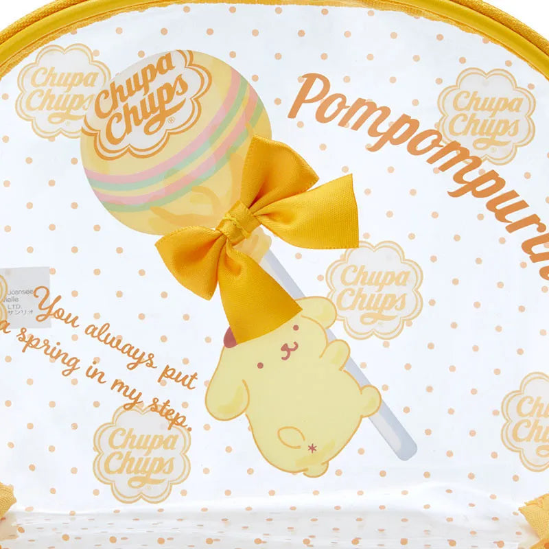 Sanrio Clear Pouch Pom Pom Purin Chupa Chups Collaboration