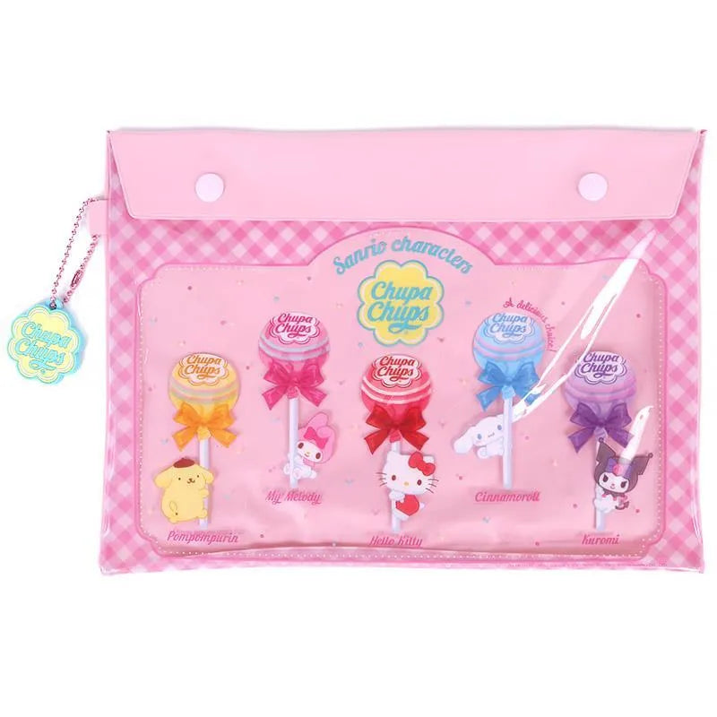 Sanrio Flat Pouch Chupa Chups Collaboration