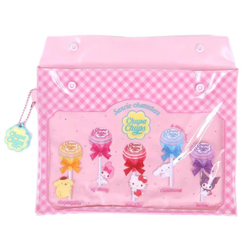 Sanrio Flat Pouch Chupa Chups Collaboration