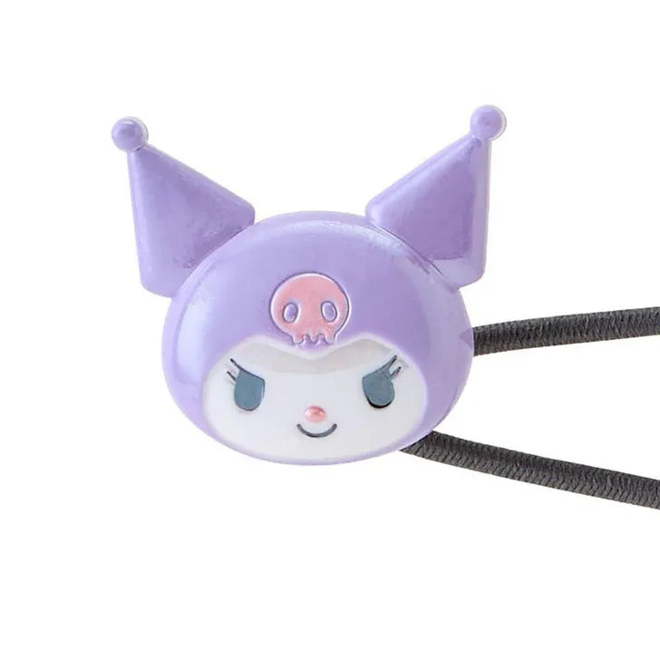 Sanrio Mascot Hair Tie Kuromi Purple