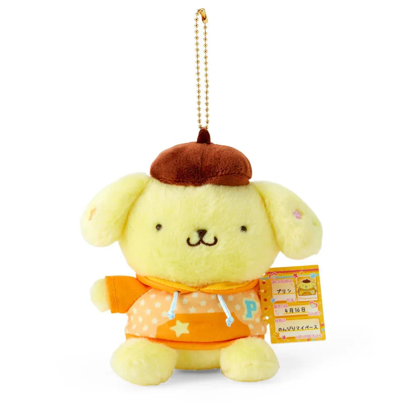 Sanrio Mascot Holder Pompompurin Nostalgic Profile Book