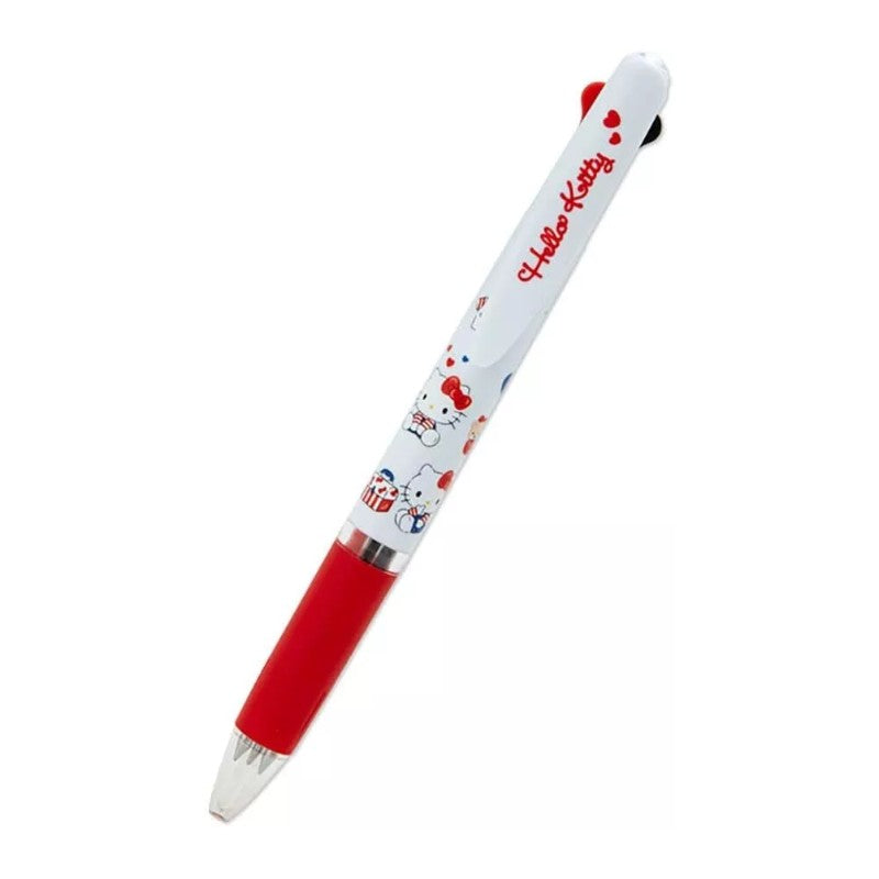 Sanrio Jetstream 3 Color Multi Ball Pen Hello Kitty Red