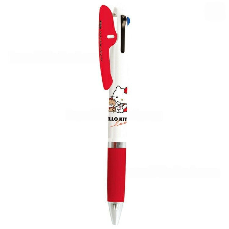Sanrio Jetstream 3 Color Multi Ball Pen Hello Kitty Red