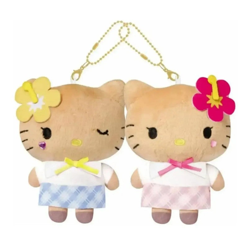 Sanrio Mascot Holder Connecting Set Hello Kitty & Hello Mimmy Y2K Gal Student