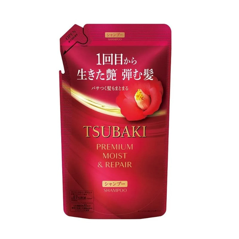 Shiseido Tsubaki Premium Moist & Repair Shampoo & Conditioner Refill 300ml+300ml