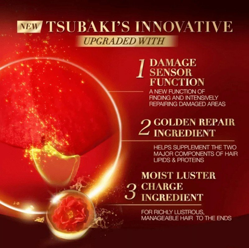 Shiseido Tsubaki Premium Moist & Repair Shampoo & Conditioner Refill 300ml+300ml