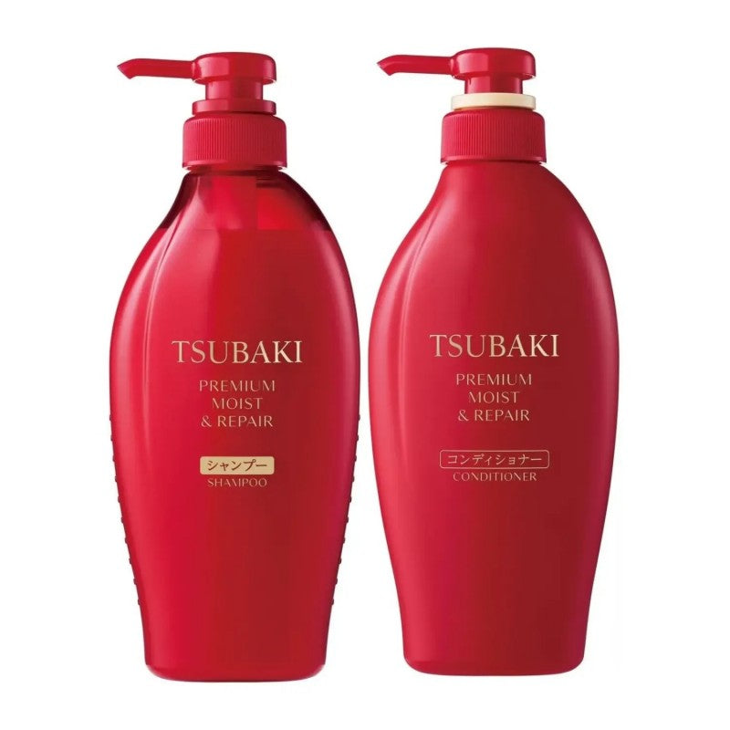Shiseido Tsubaki Premium Moist & Repair Shampoo & Conditioner 450ml*2