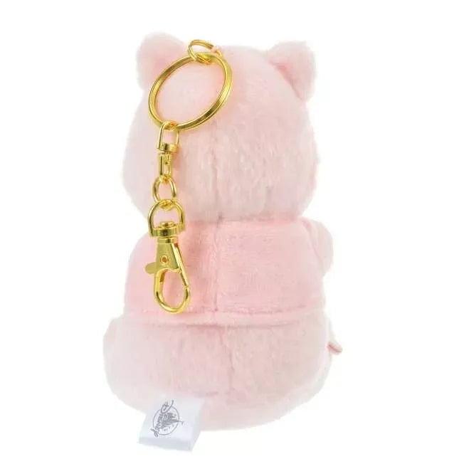 Disney Fluffy Plush Keychain Pooh Hug Piglet