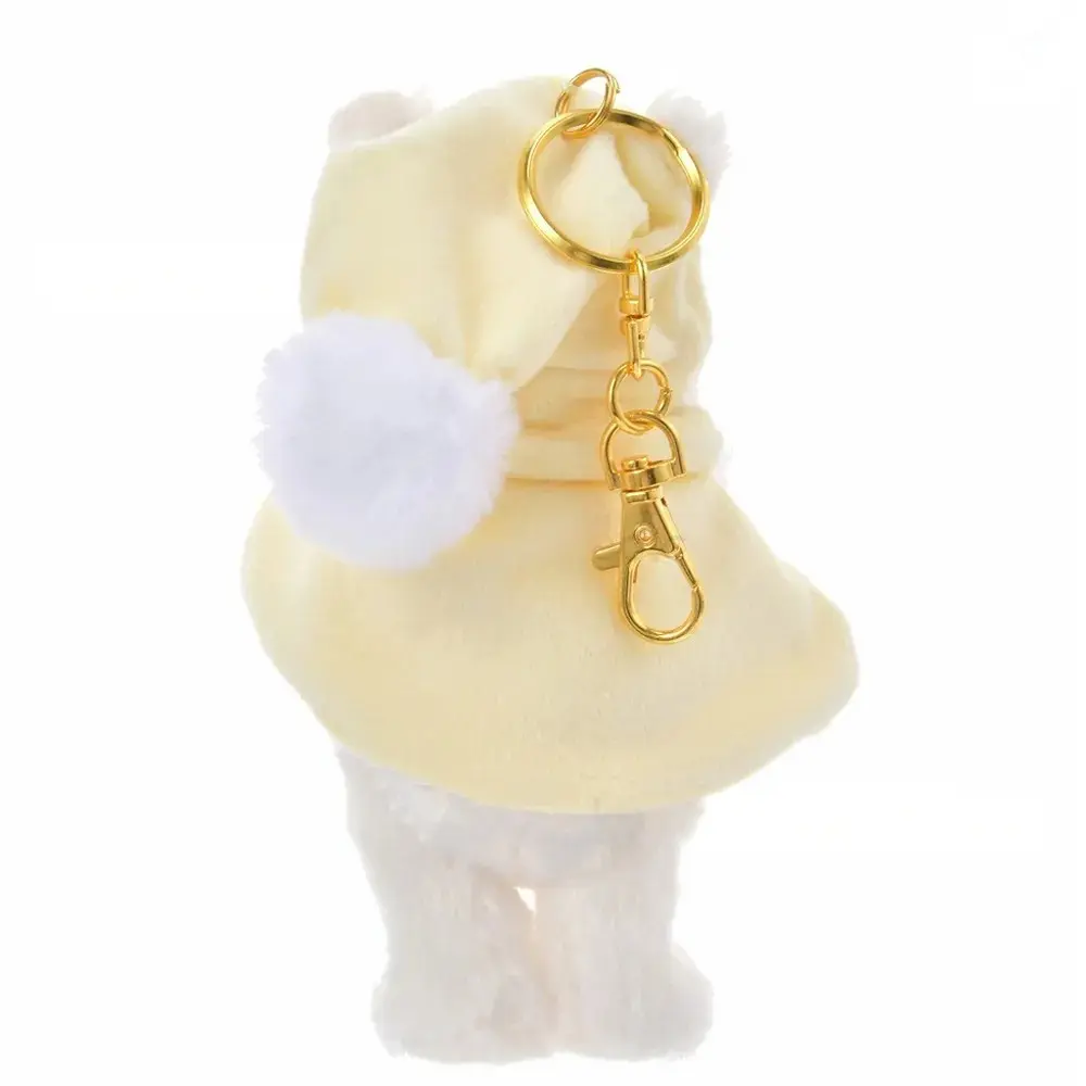 Disney Plush Mascot Keychain Pooh White Pooh Fruit Color Cape 27cm