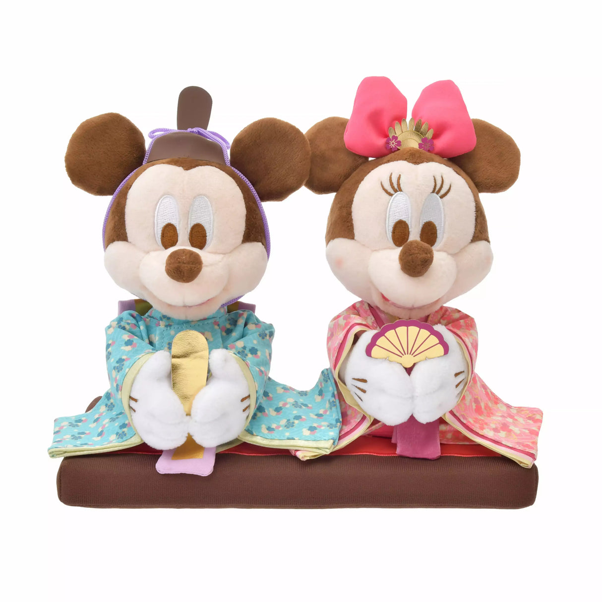 Disney Girls' Festival Plush Doll Mickey & Minnie