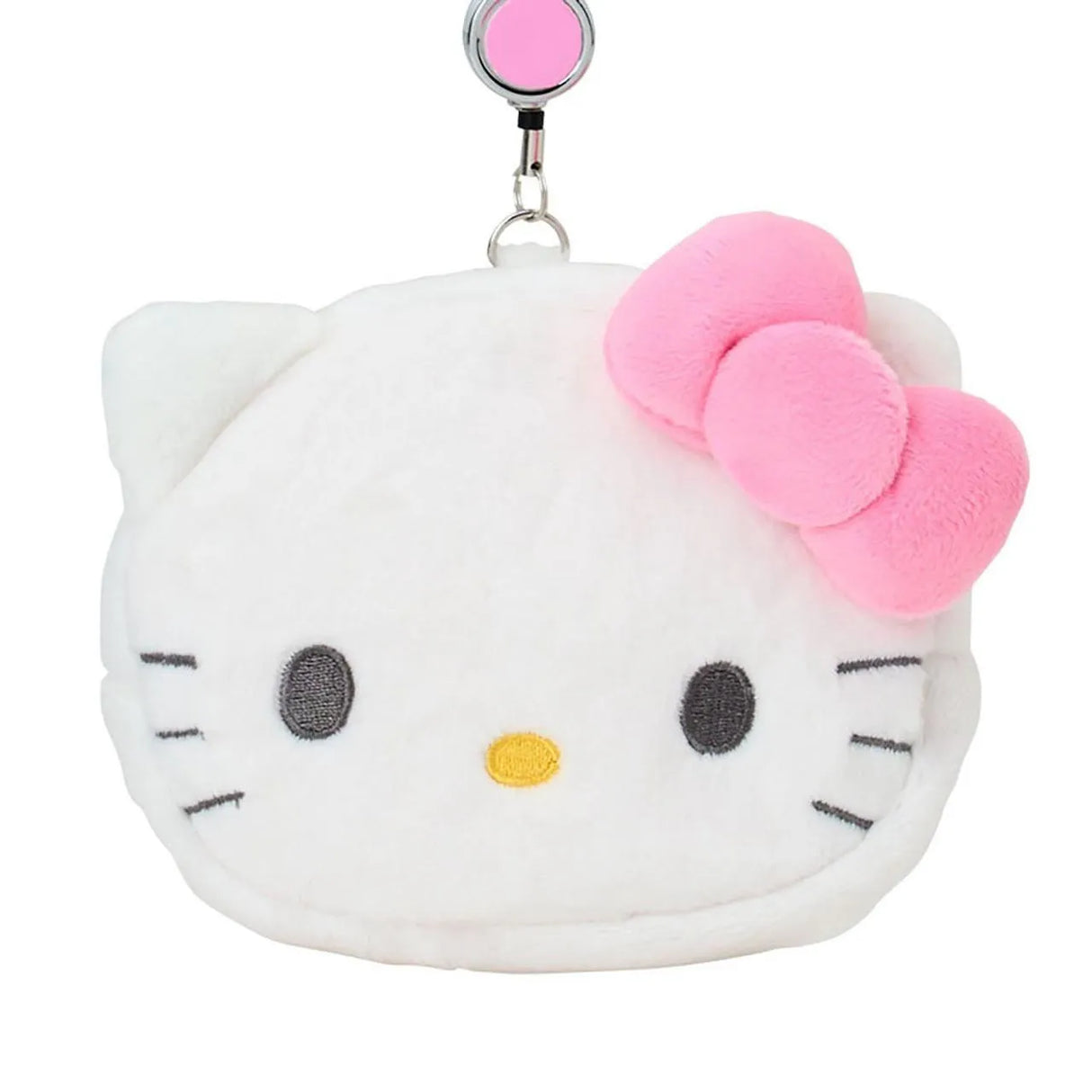 Sanrio Face-shaped Pass Case & Pouch Hello Kitty