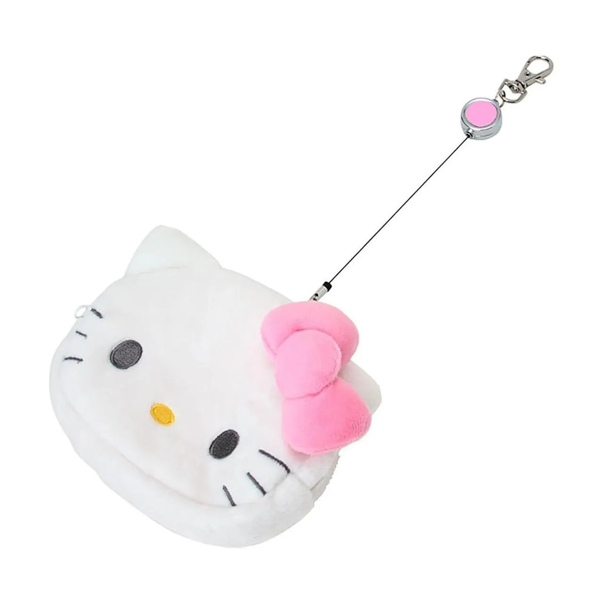 Sanrio Face-shaped Pass Case & Pouch Hello Kitty