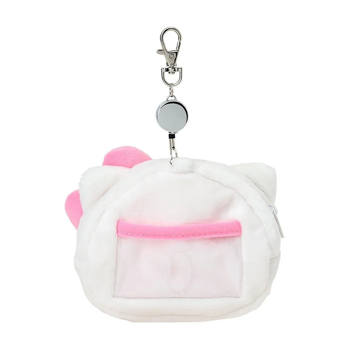 Sanrio Face-shaped Pass Case & Pouch Hello Kitty