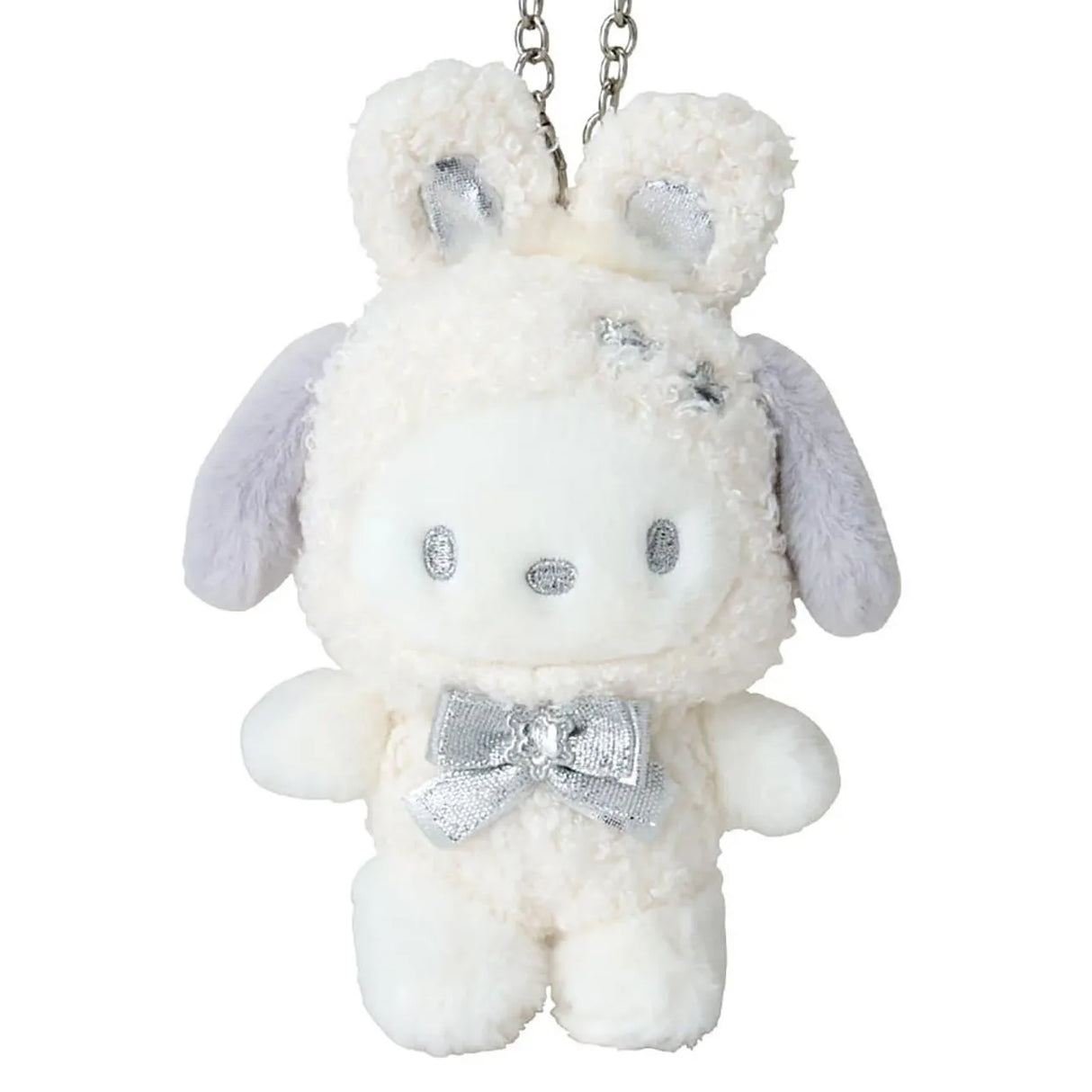 Sanrio Mascot Charm Pochacco Fluffy Snow Rabbit