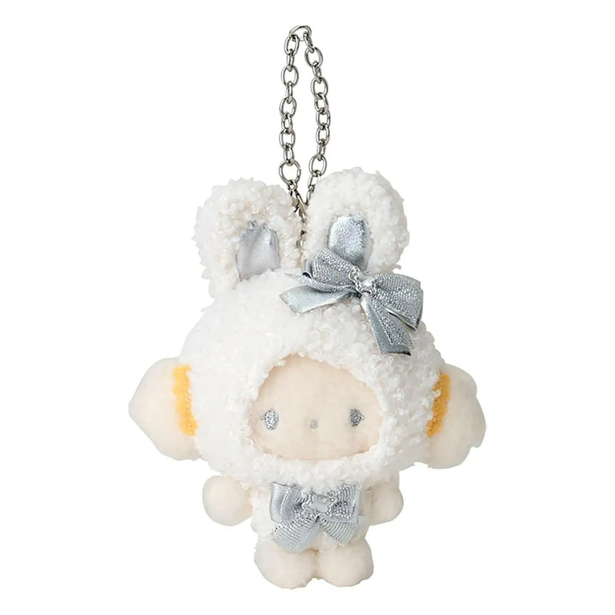 Sanrio Mascot Charm Cogimyun Fluffy Snow Rabbit