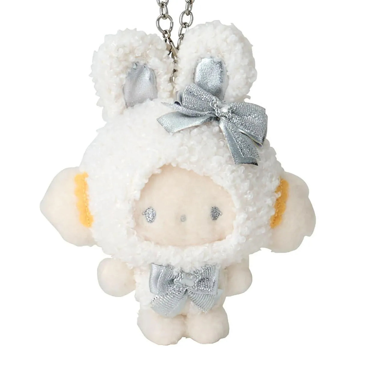 Sanrio Mascot Charm Cogimyun Fluffy Snow Rabbit