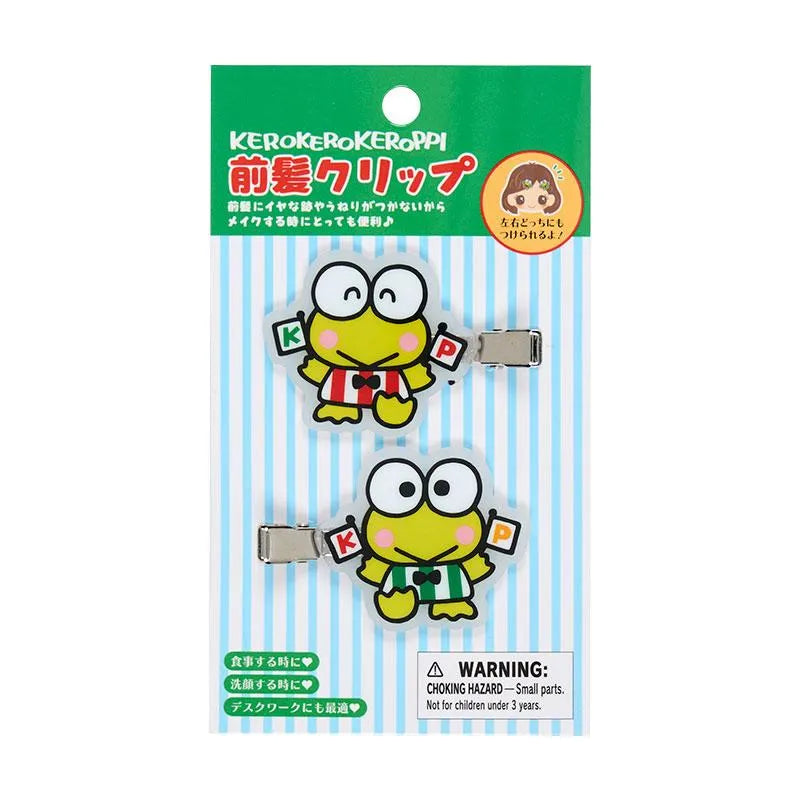 Sanrio Bangs Clip Set Keroppi Forever