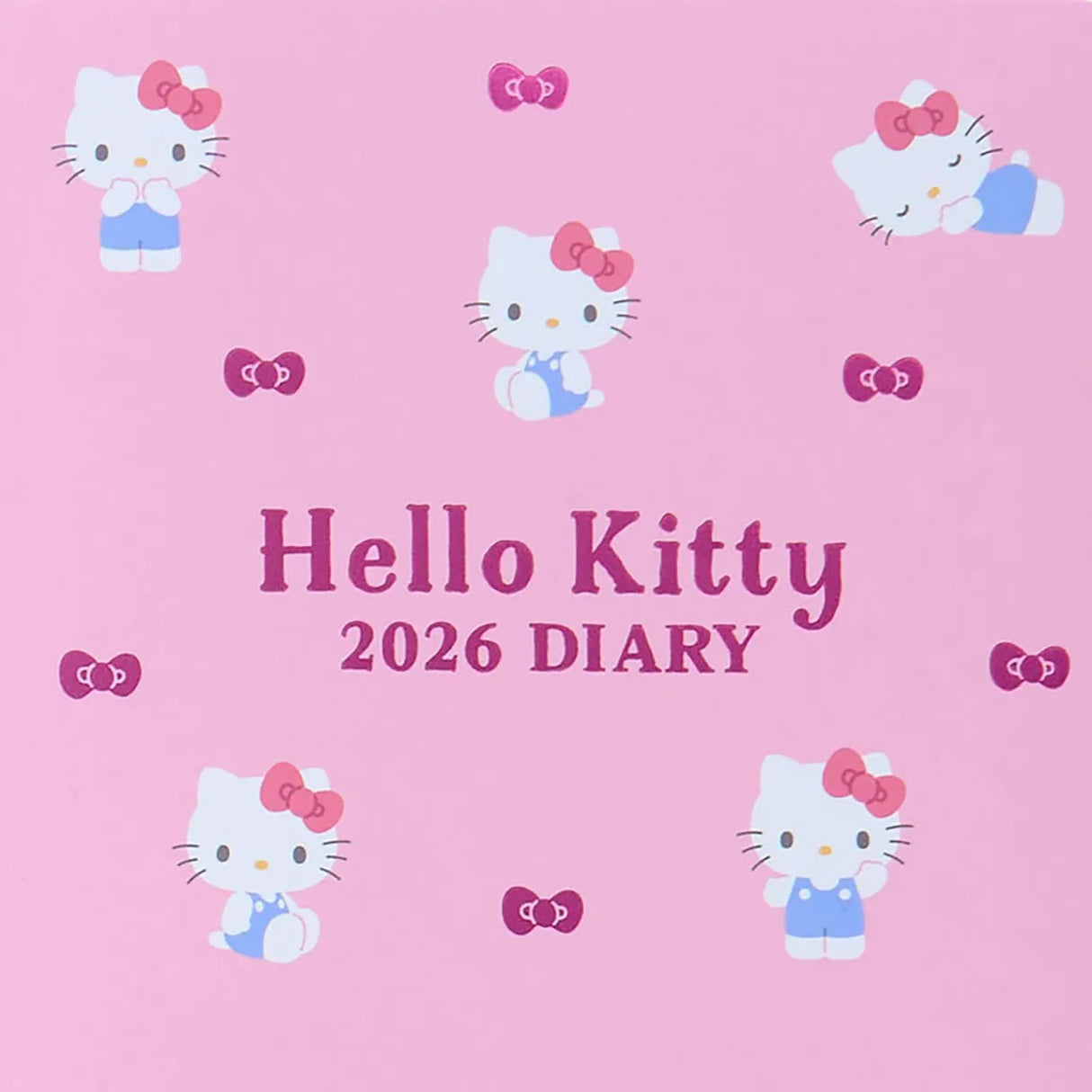 Sanrio Horizontal Rule B6 Diary Book Hello Kitty 2026