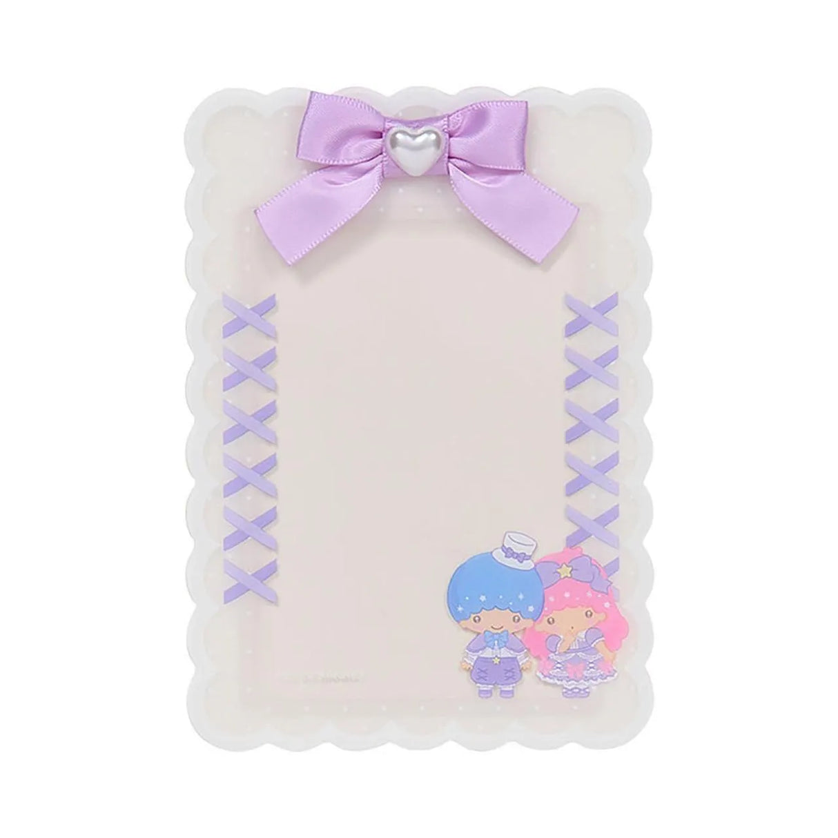 Sanrio Hard Card Case Little Twin Stars Enjoy Idol Ribbon