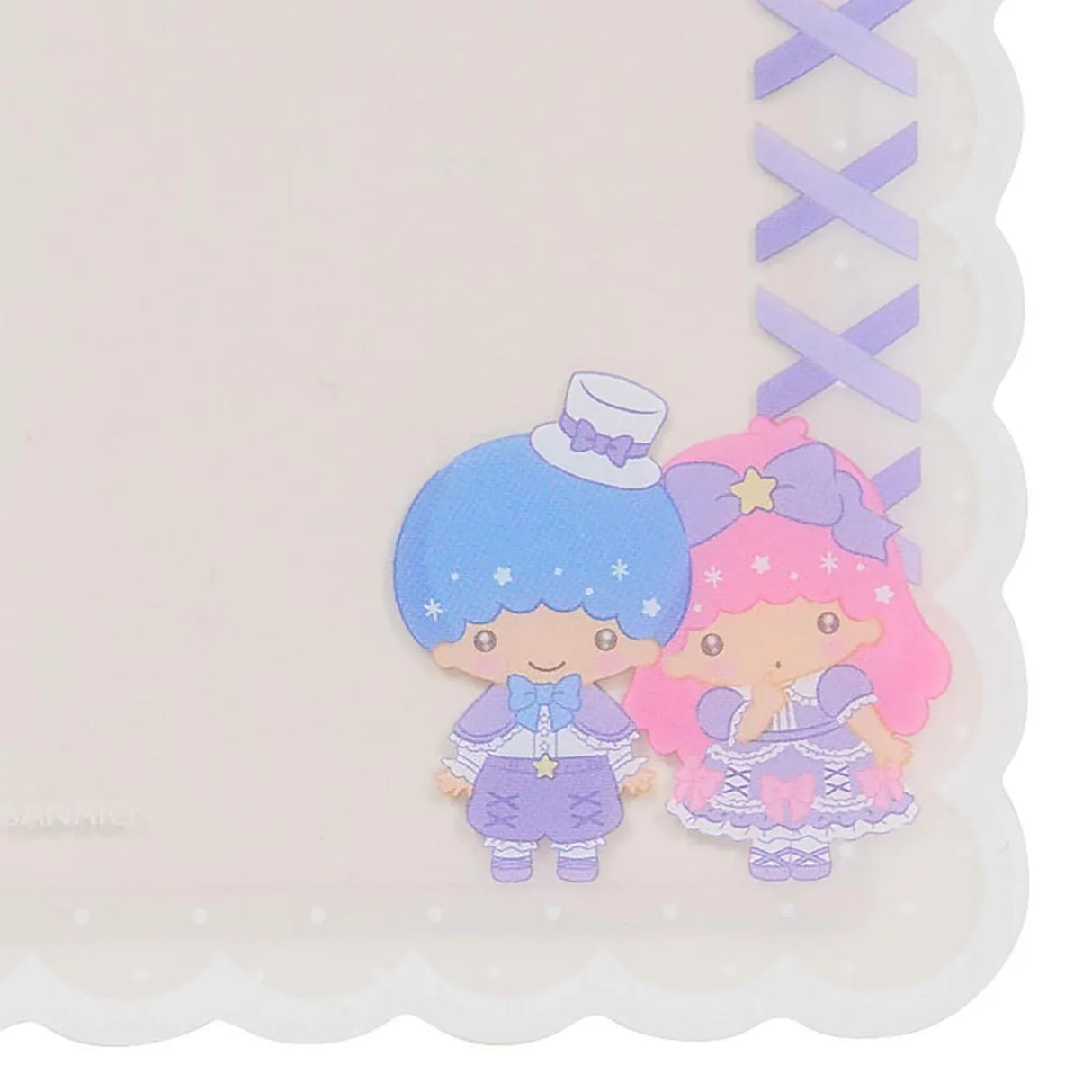 Sanrio Hard Card Case Little Twin Stars Enjoy Idol Ribbon