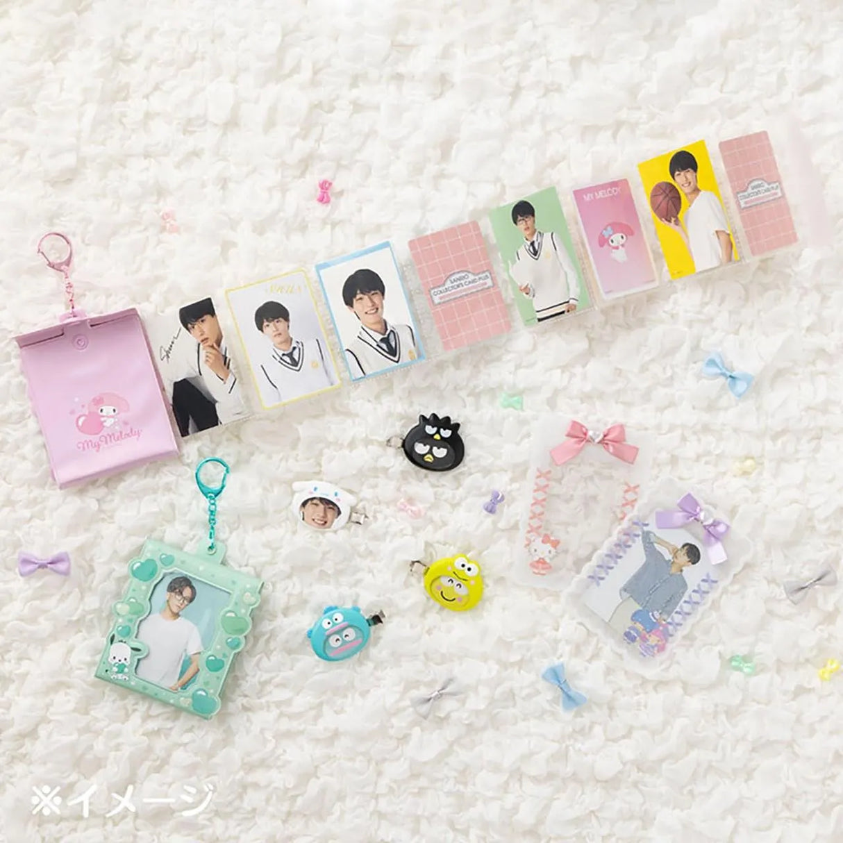 Sanrio Hard Card Case Hello Kitty Enjoy Idol Ribbon