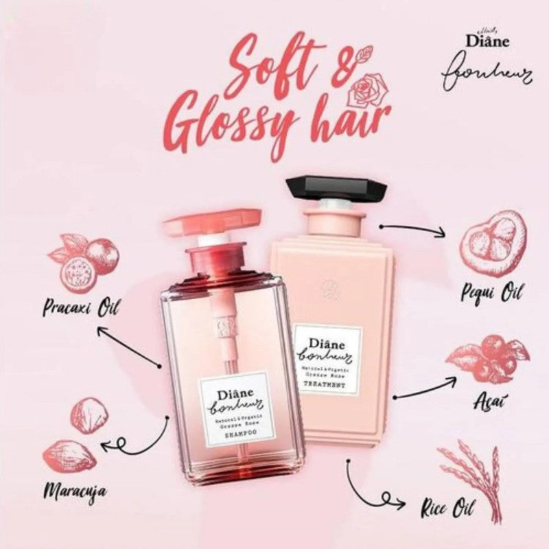 Diane Natural & Organic Shampoo Grasse Rose 500ml